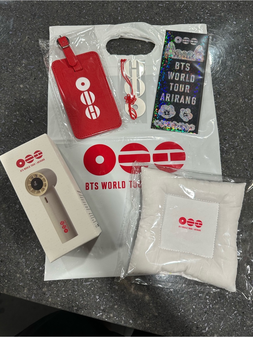 BTS Arirang VIP swag bag